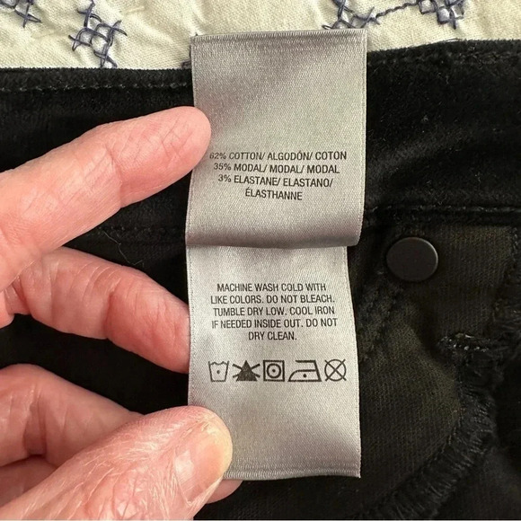 Hudson Size 30 Velvet Ombre Holy Flare Crop Pants Classic Neutral Black to Gray - Picture 5 of 15